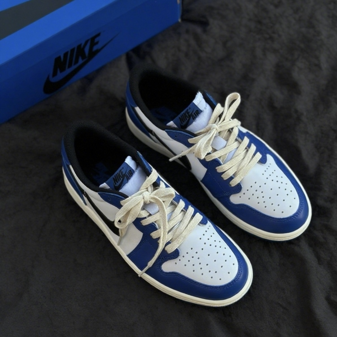 NIKE AIR JORDAN 1 LOW OG 皇家藍 "GAME ROYAL" 小閃電 休閒鞋 CZ0790-140