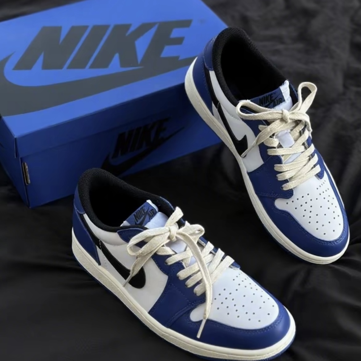 NIKE AIR JORDAN 1 LOW OG 皇家藍 "GAME ROYAL" 小閃電 休閒鞋 CZ0790-140