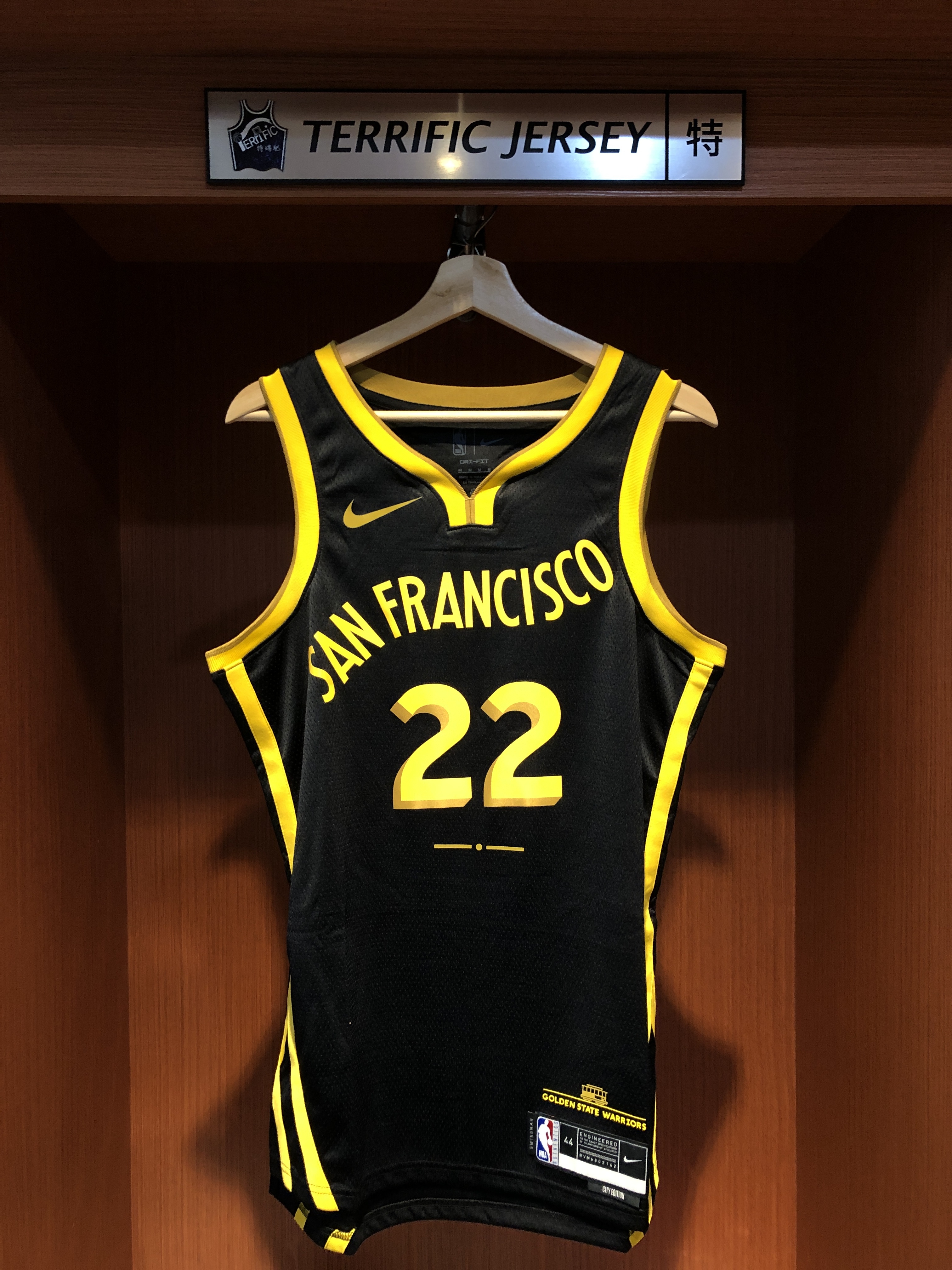 NBA球衣 Andrew Wiggins 金州勇士城市 City Nike Swingman 球迷版 熱轉印 全新