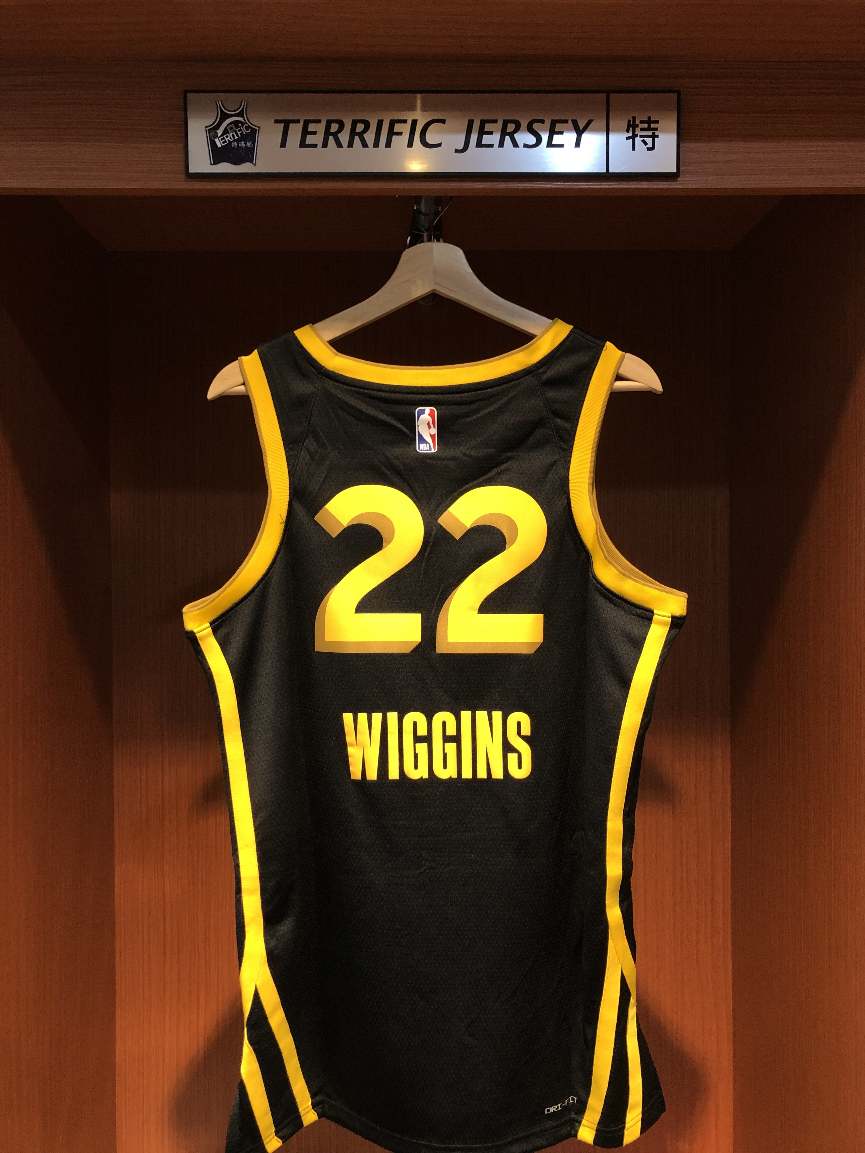 NBA球衣 Andrew Wiggins 金州勇士城市 City Nike Swingman 球迷版 熱轉印 全新