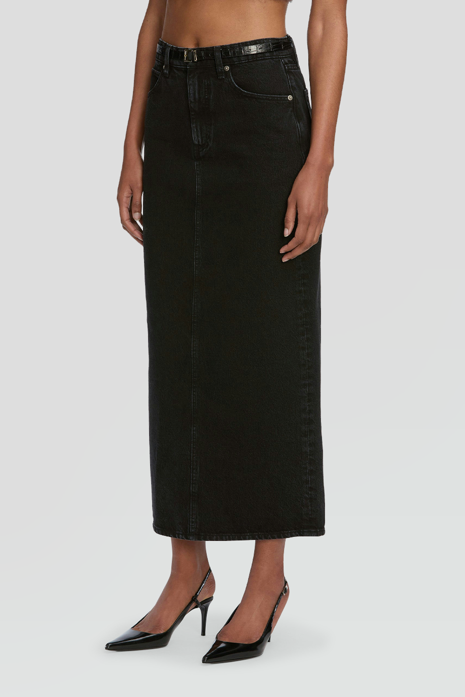 FRAME｜COLUMN 高腰直筒牛仔長裙