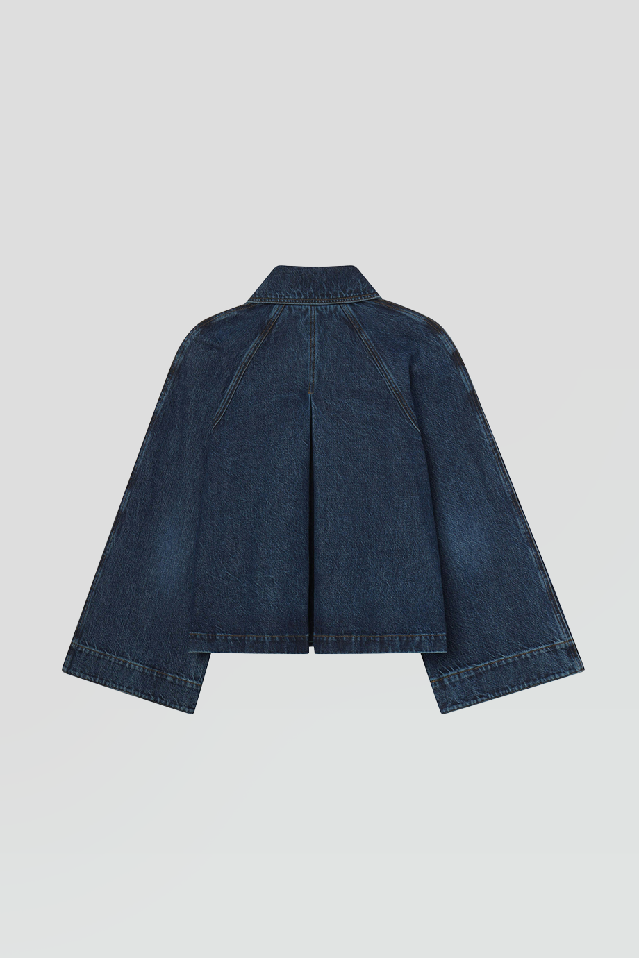 FRAME｜SWING 復古喇叭袖短版牛仔外套