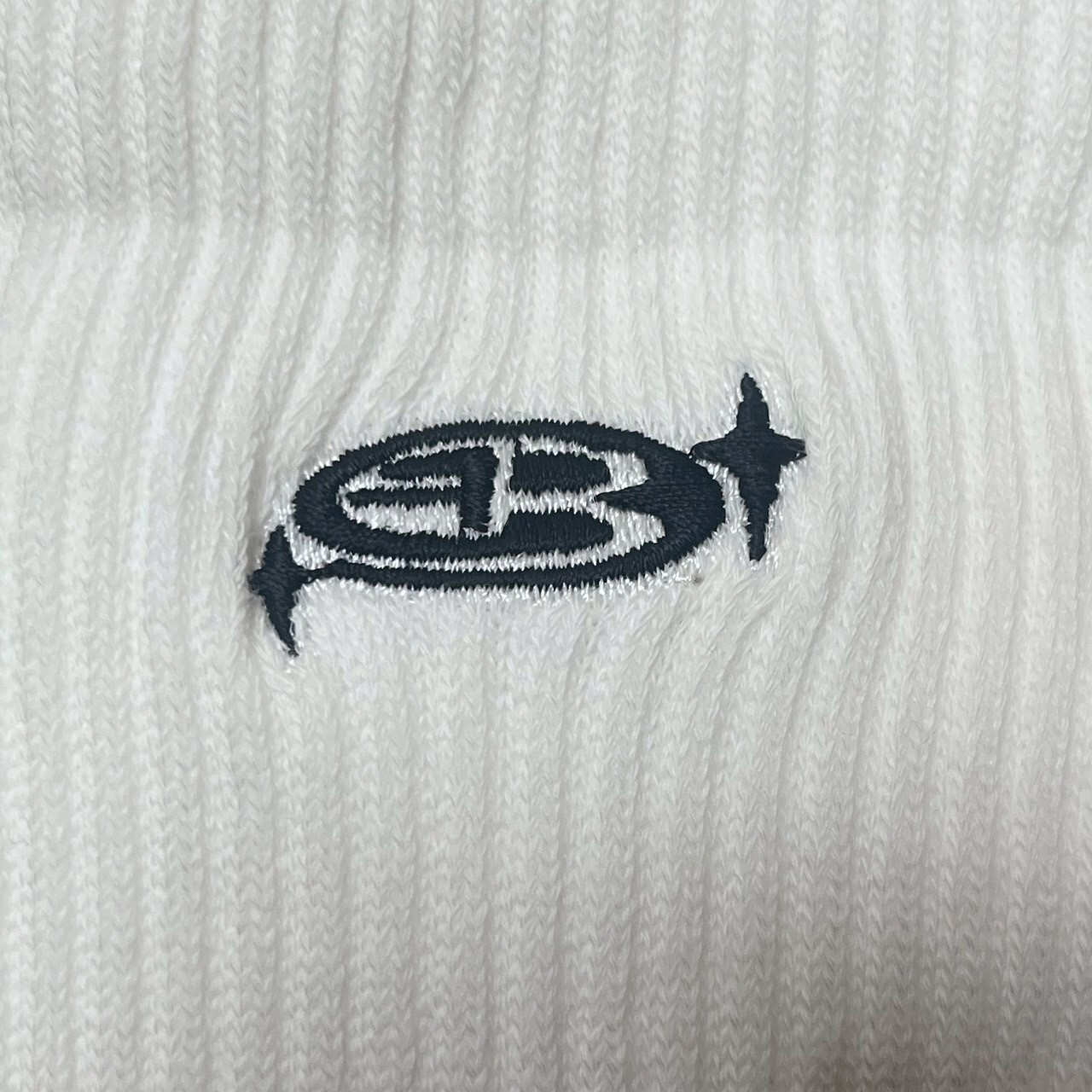 【逢甲 FUZZY】Best Foot Friend Shining Logo 閃亮 BFF 襪子 白色 BF24023