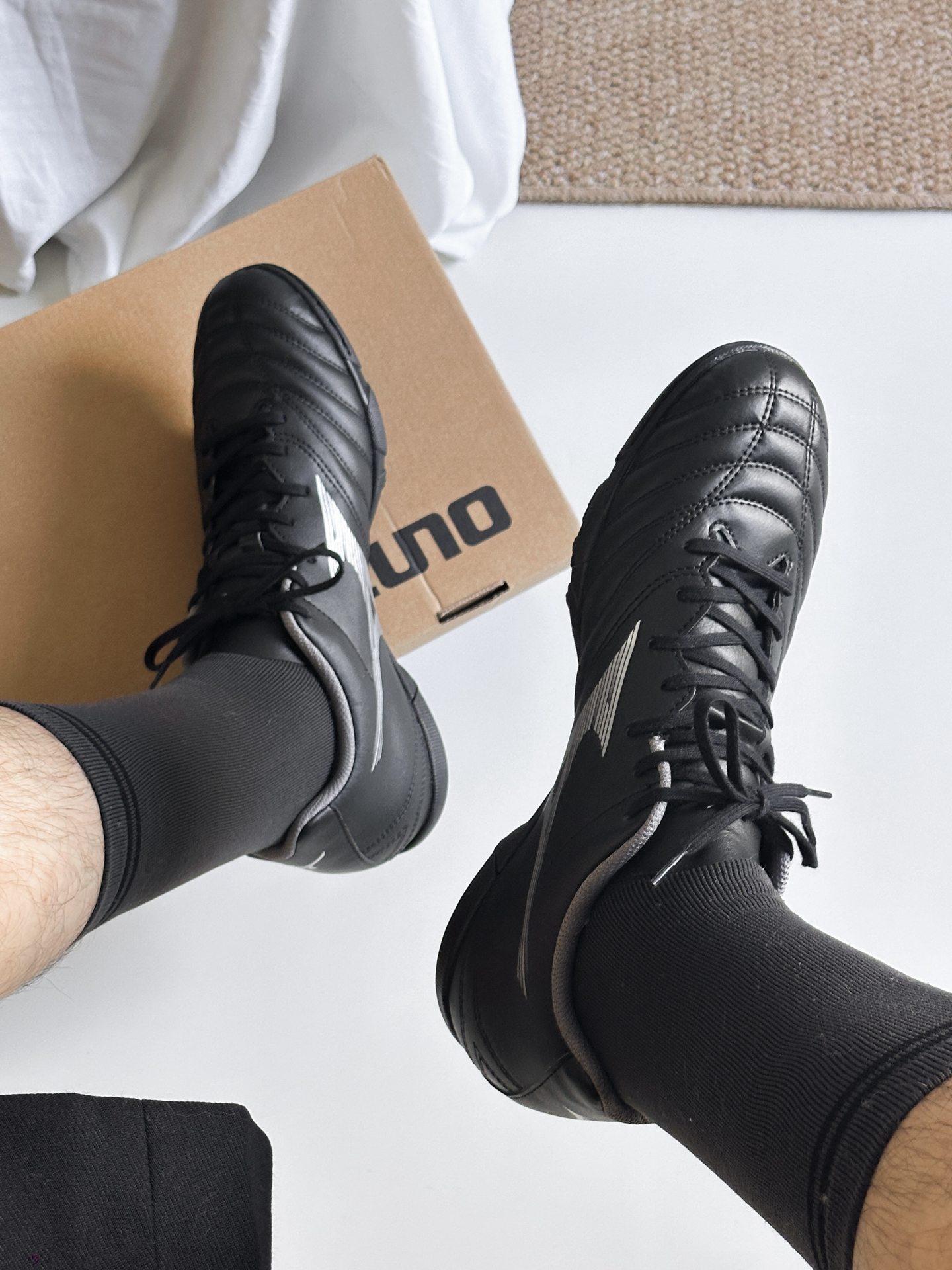 代購-美津濃 MIZUNO MONARCIDA NEO 3 足球鞋 黑銀 P1GD242503