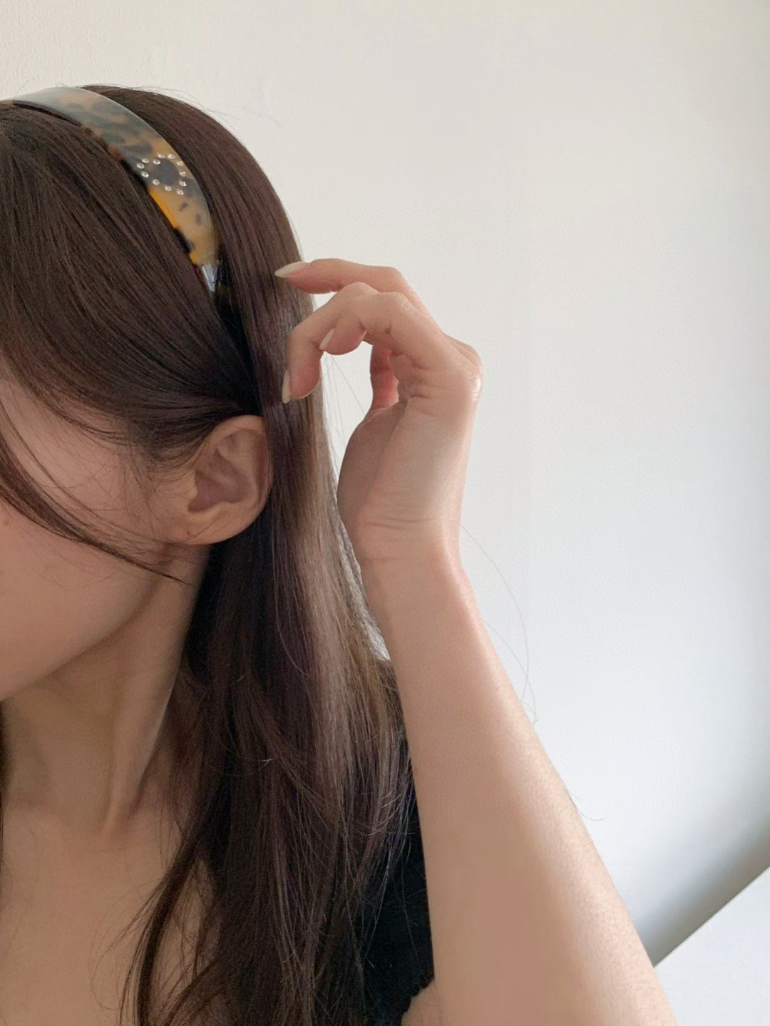 #228LU021 Cool & sweet 愛心閃閃頭箍