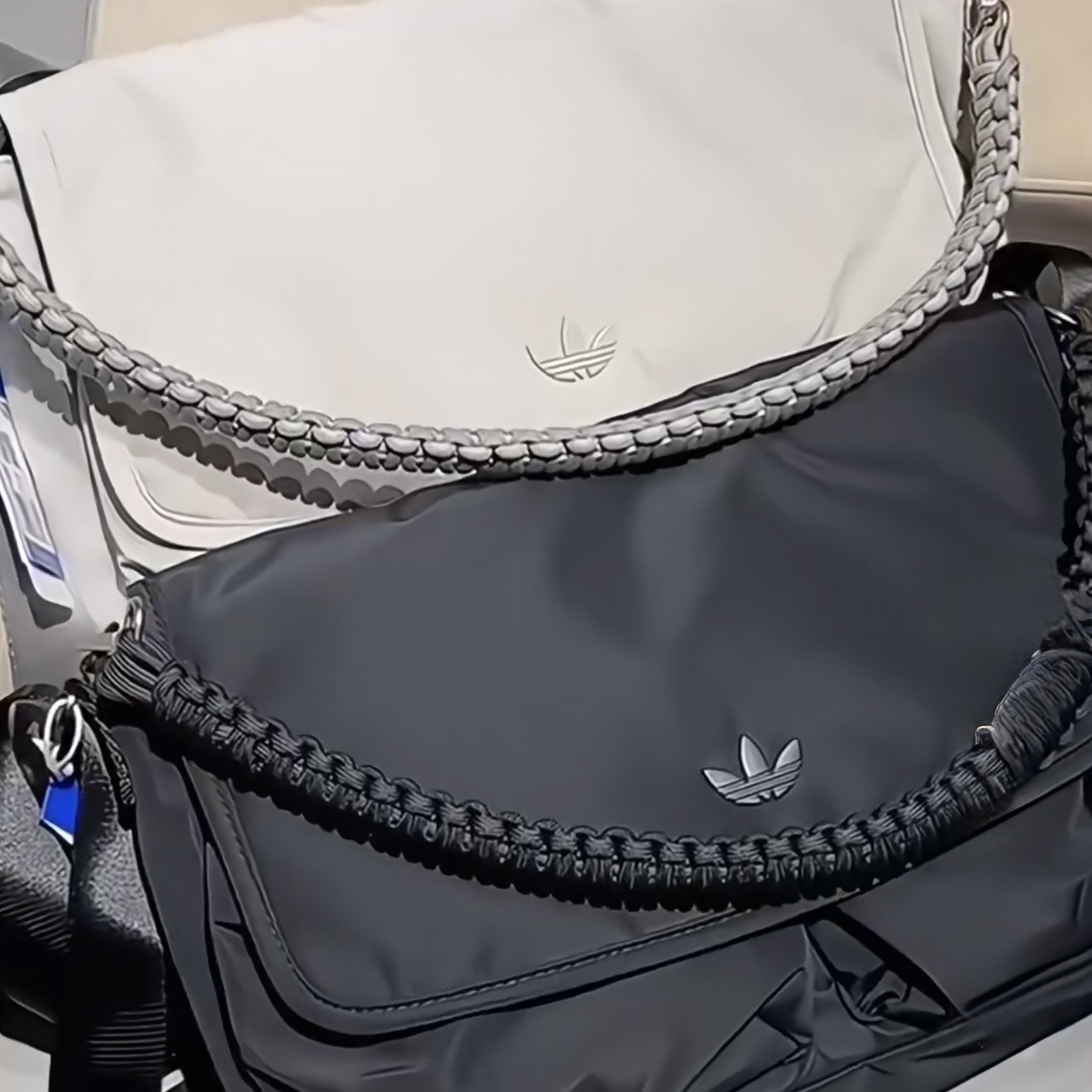 ADIDAS ORGINALS 雙繩 郵差包 斜背包 多夾層 大容量 運動包 兩色 KS0763/KS0764