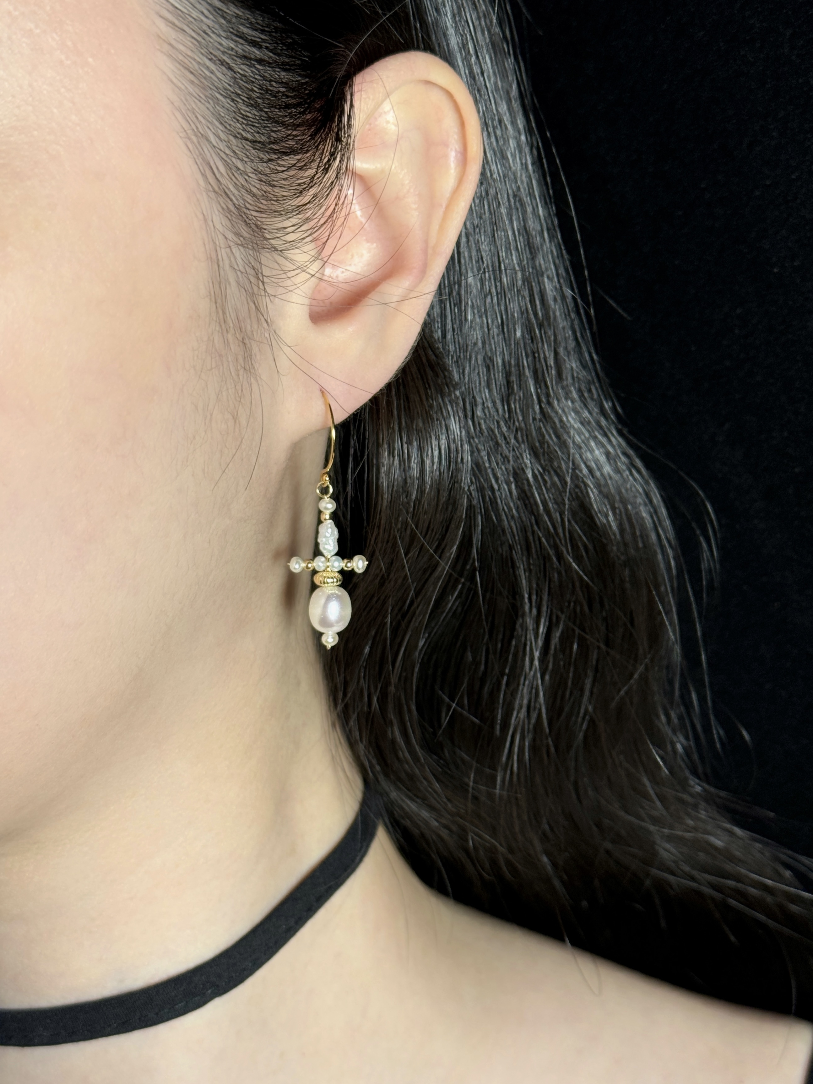 芭蕾舞者珍珠耳環