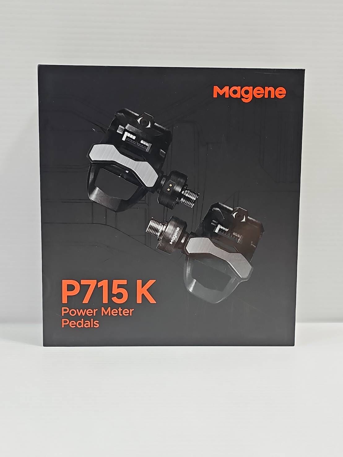 MAGENE 邁金 P715 K 功率踏板 LOOK 系統功率踏板 電池續航120H 功率精度+-1% 單踏板157g 無附鞋底板