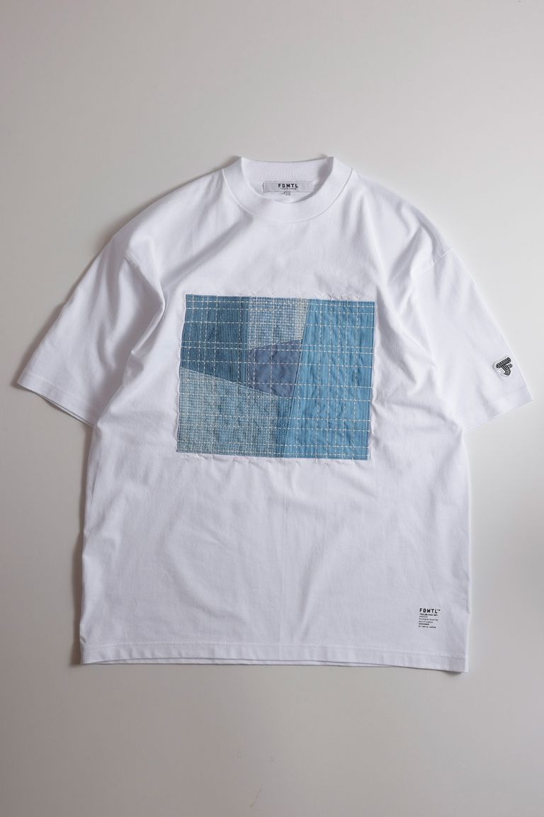 2025AW FDMTL SASHIKO PATCHWORK TEE 刺子 拼接 短袖 短T 現貨 FA25/TE14