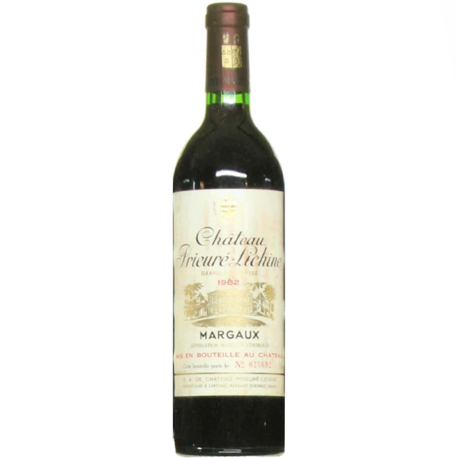 1982 Château Prieure-Lichine