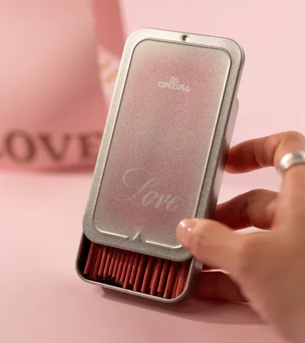 【Collins】玫瑰莊園鐵盒線香 70支入#ROSE GARDEN