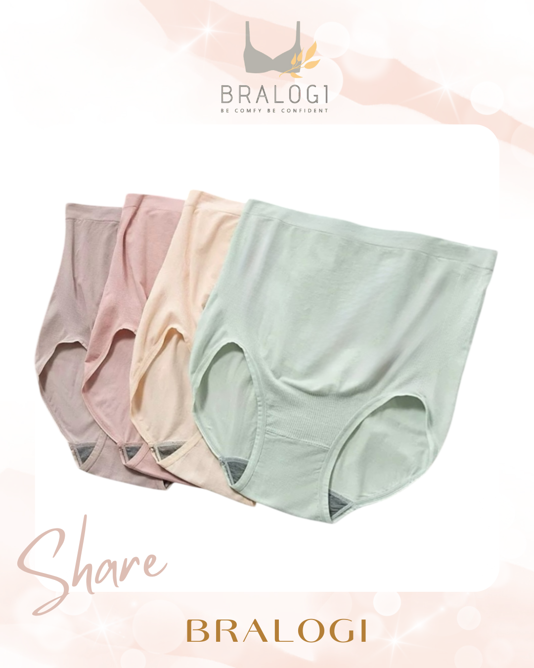 1904U 石墨烯孕婦高腰內褲 S-M/L-XL