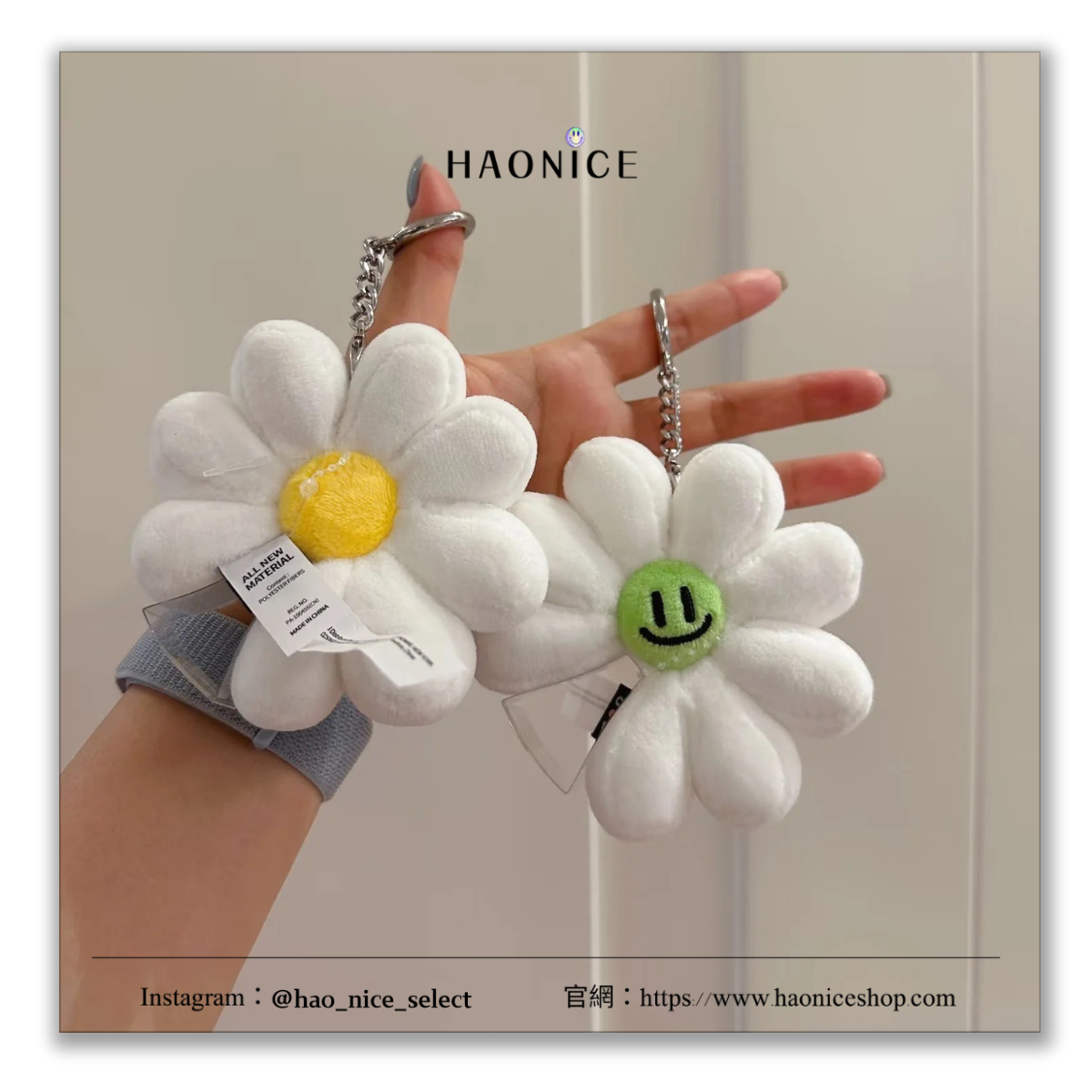 【HAO NICE】100%韓國正品🇰🇷 PEACEMINUSONE權志龍GD周邊🔥ZOA聯名 笑臉小雛菊🌼絨毛玩偶 娃娃 吊飾 收藏