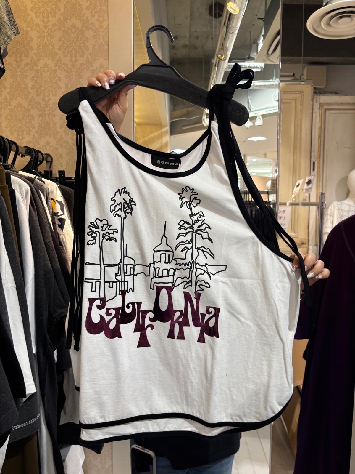 Gomme Coconut tree vest top