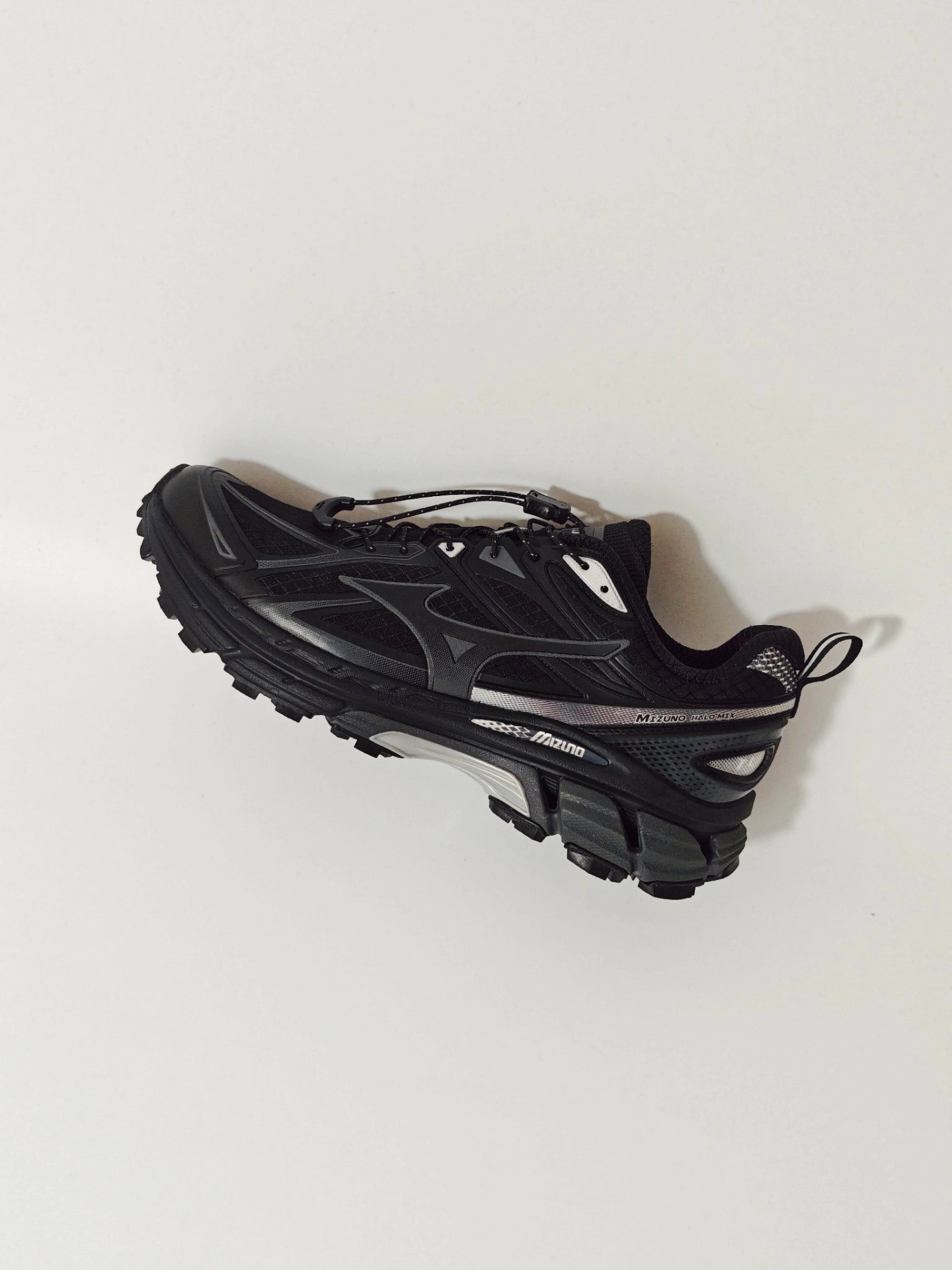 代購-美津濃 MIZUNO Halo Mix TL 灰白/黑 防潑水男女同款 D1GH251201