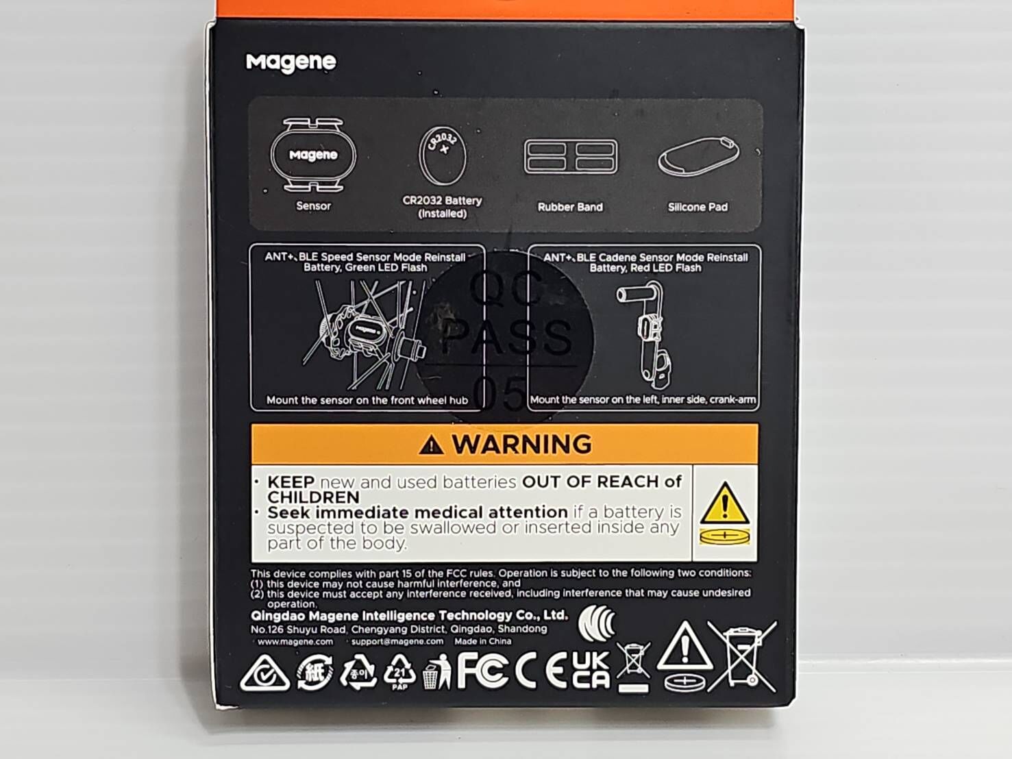 MAGENE 邁金 S314 雙模 速度感應器 踏頻感應器 可切換速度模式 可切換踏頻模式 可二用的感應器