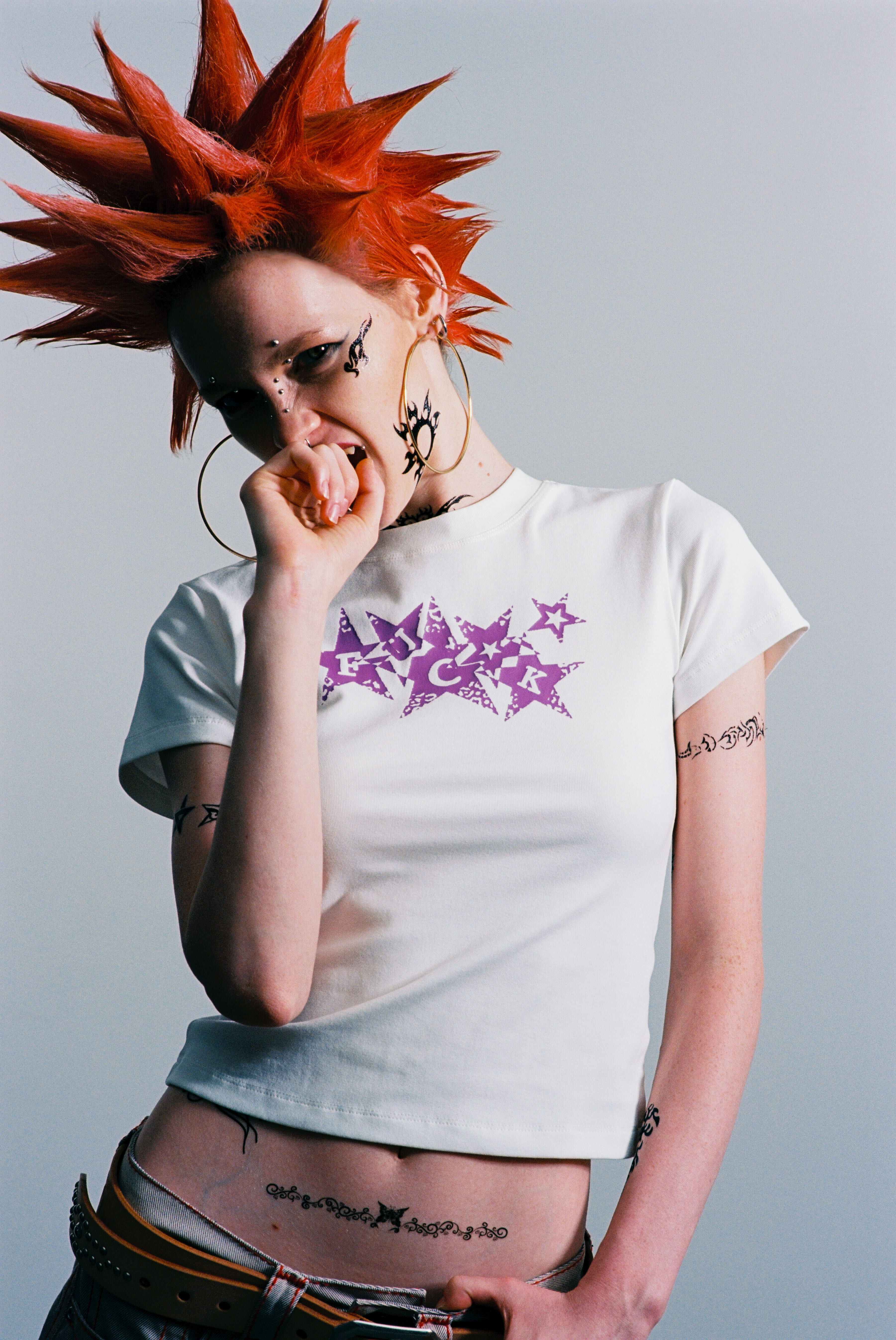 LUSIVE｜FUCK Tee (White)