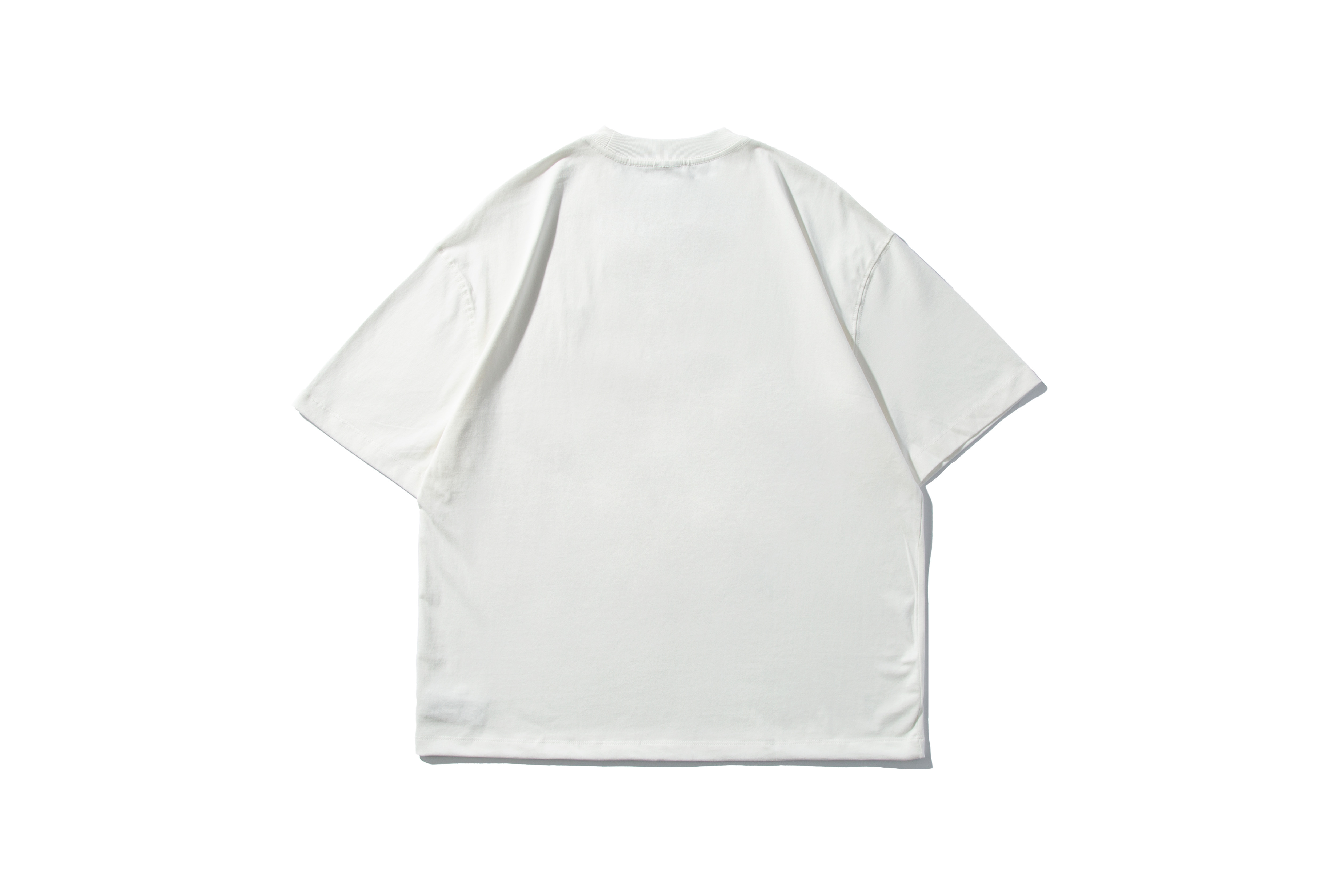REMIX "SIDE WING TEE" (White/White)