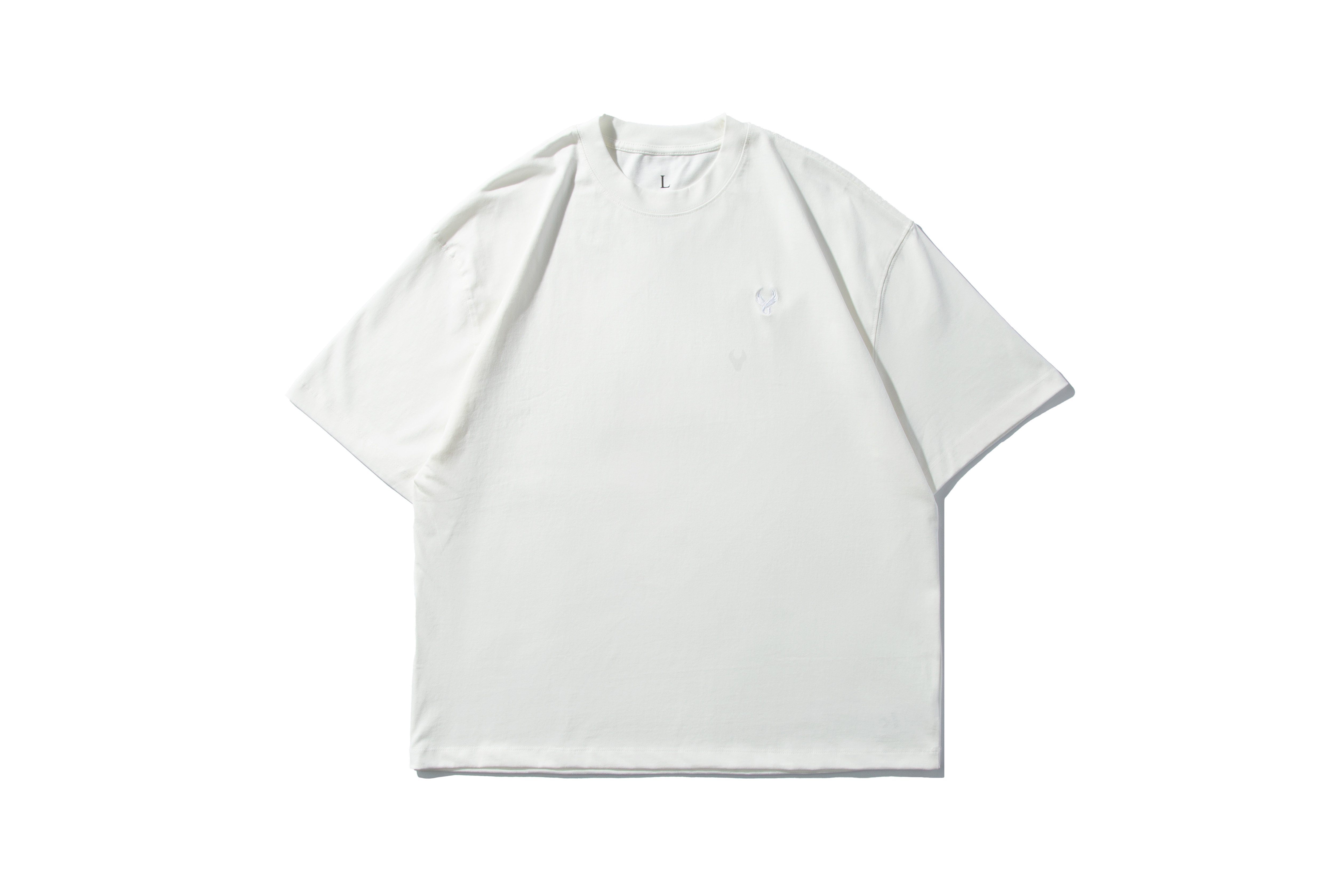 REMIX "SIDE WING TEE" (White/White)