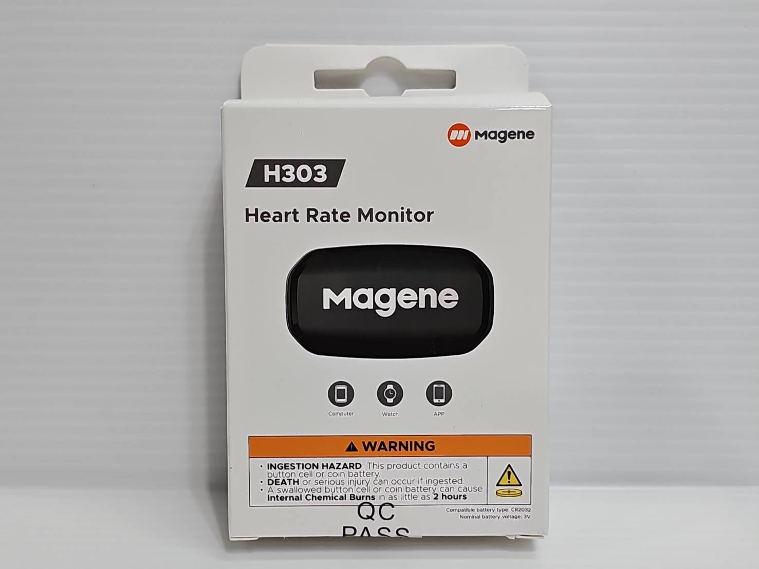 (3組入) MAGENE 邁金 H303 雙模心率傳感器 心跳錶帶組 心跳錶 心率計 智慧心率帶監控組 適用:MAGENE 碼錶 / Bryton 碼錶 / GARMIN 碼錶