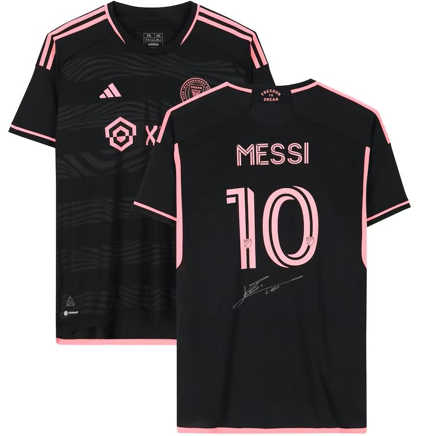 Lionel Messi Inter Miami CF 2022/23 Black adidas 簽名球衣