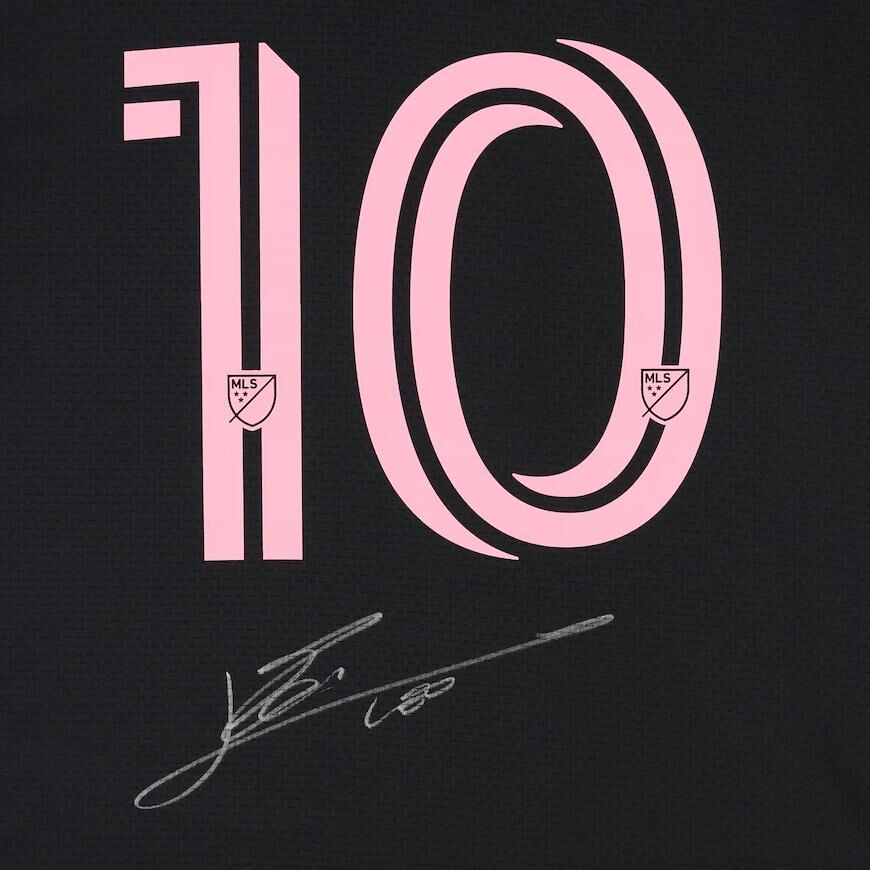 Lionel Messi Inter Miami CF 2022/23 Black adidas 簽名球衣