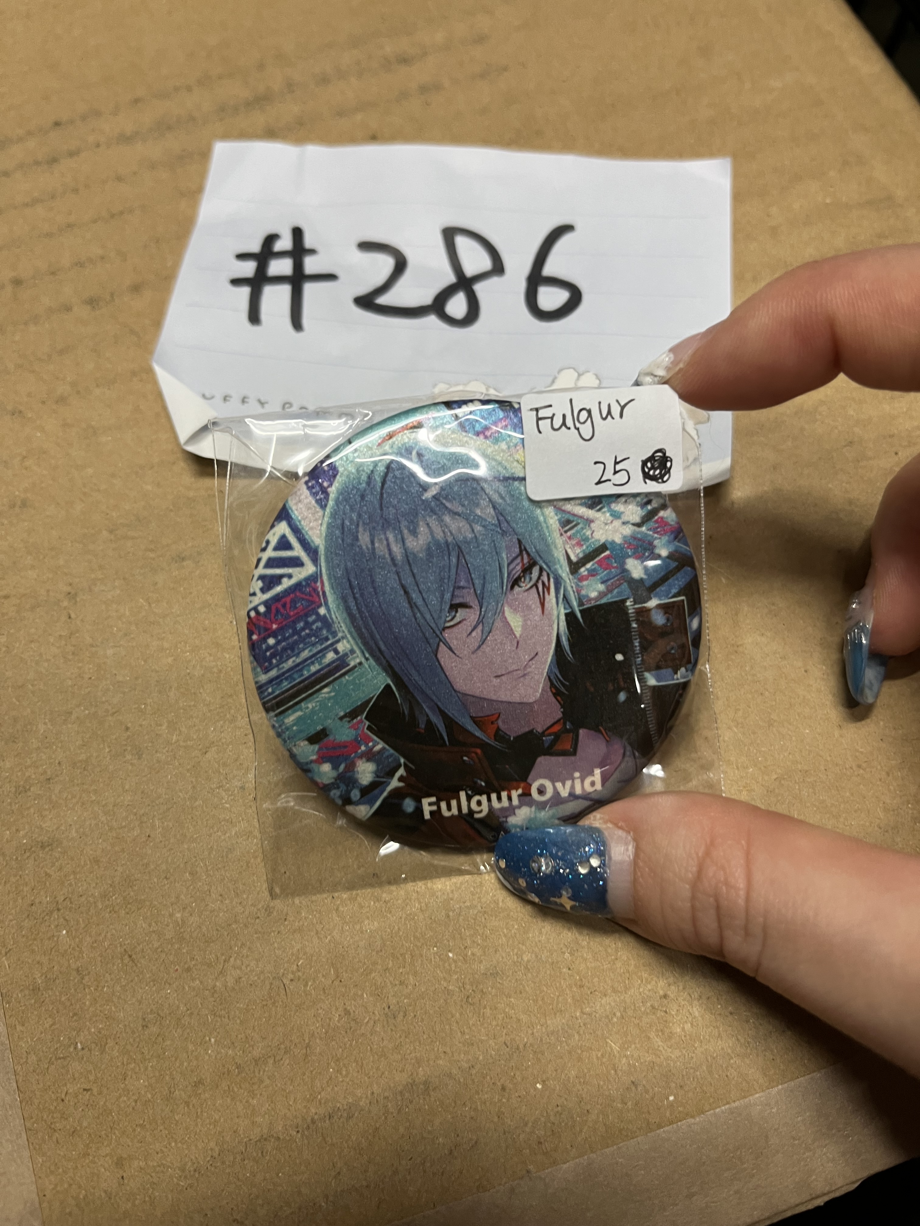 彩虹社 FULGUR 襟章#286