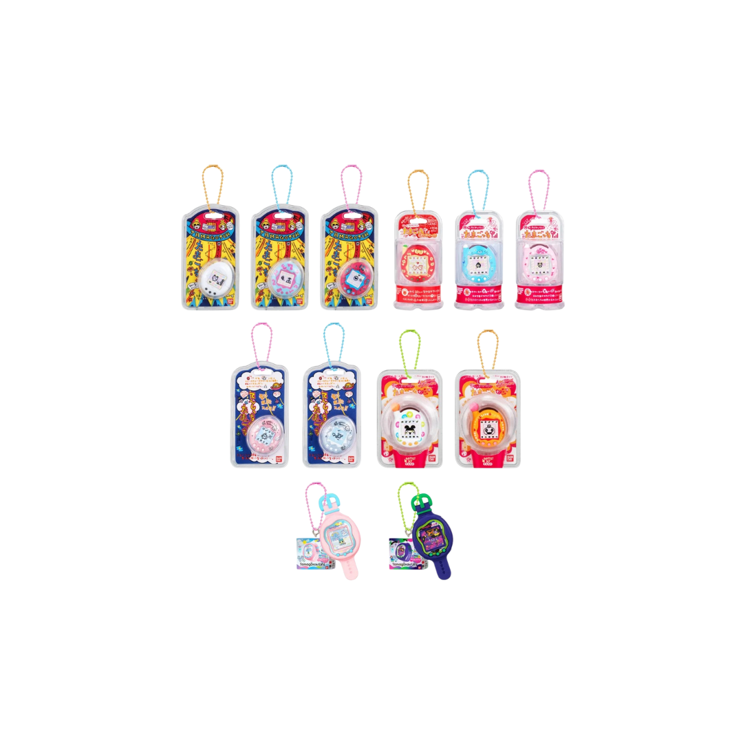 【代購】Bandai x Tamagotchi Funny Egg Borochi 巧克力食玩迷你電子雞吊飾