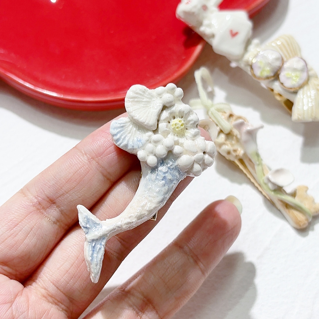 [手作家] 美人魚髮夾