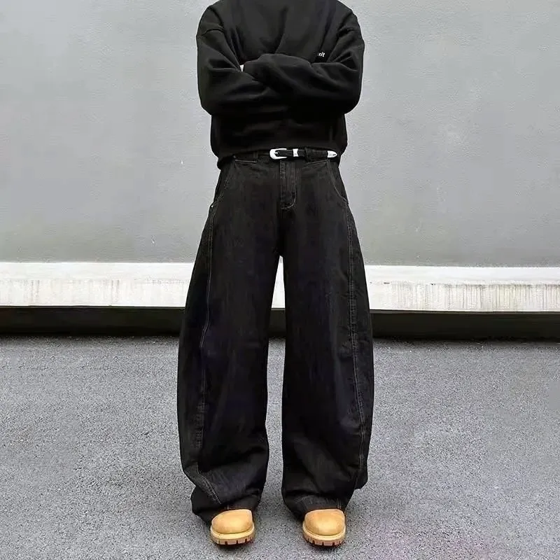 原色 單寧 彎刀 牛仔 長褲