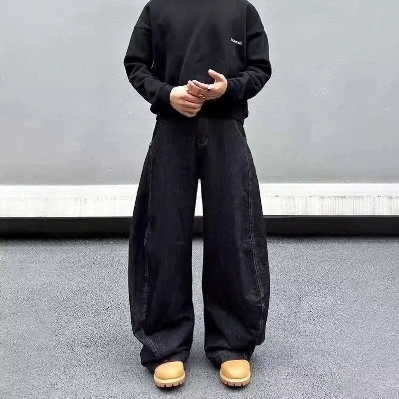 原色 單寧 彎刀 牛仔 長褲