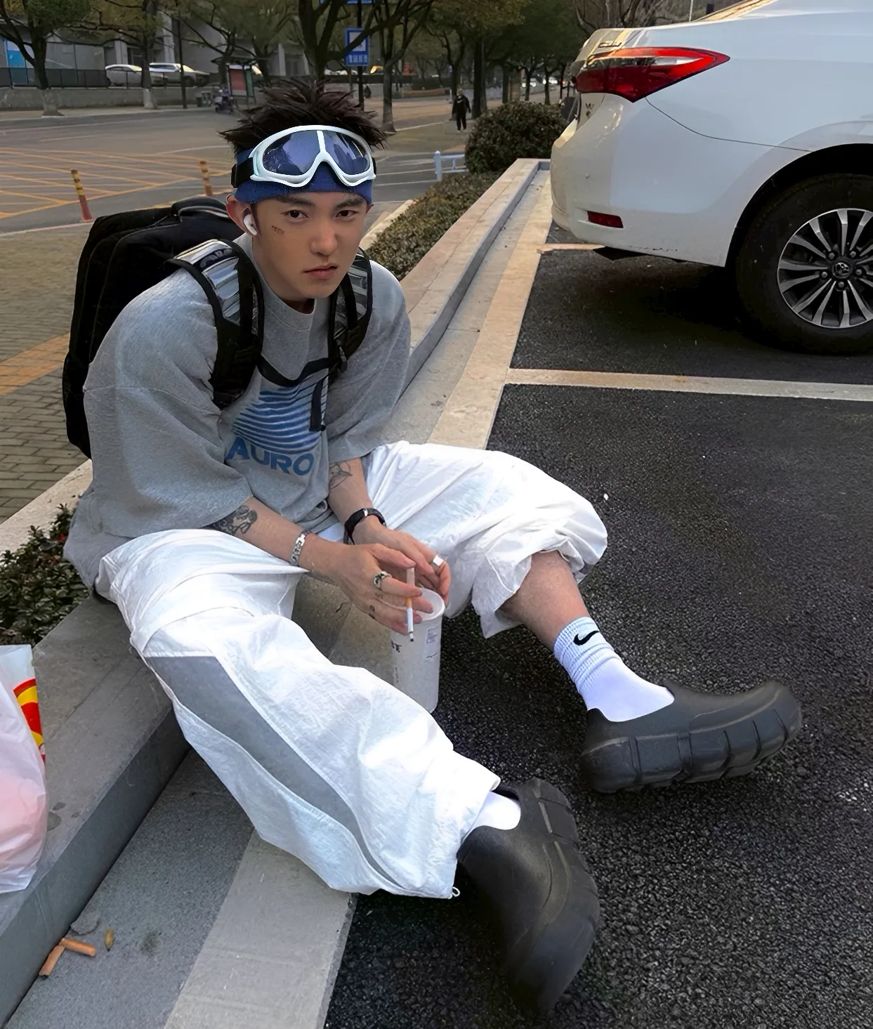 美式 休閒 星光 LOGO 純棉 短袖