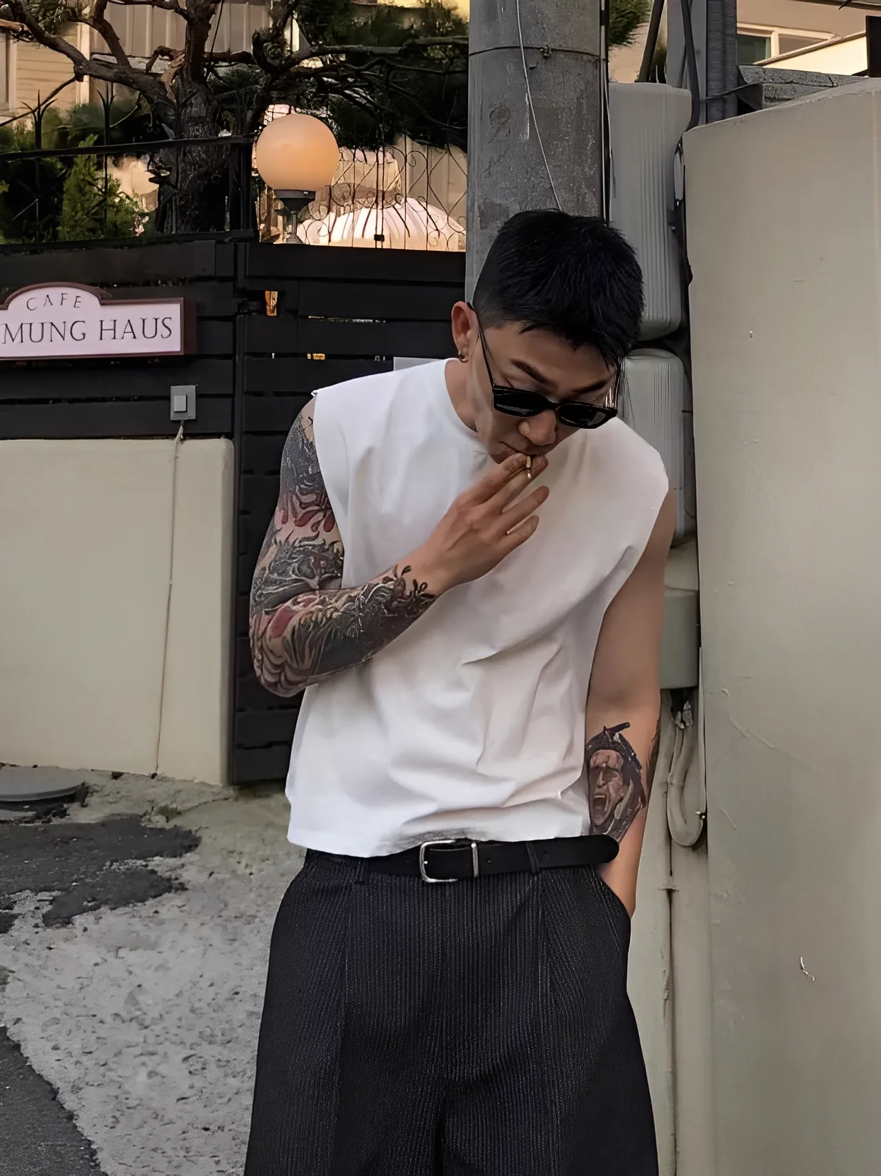 Boxy 純棉 男女 短寬 背心