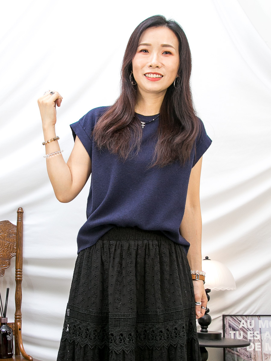 ⬇️開倉低至半價😱FINALSALE📣 柔軟圓領薄冷衫 【不設退換】