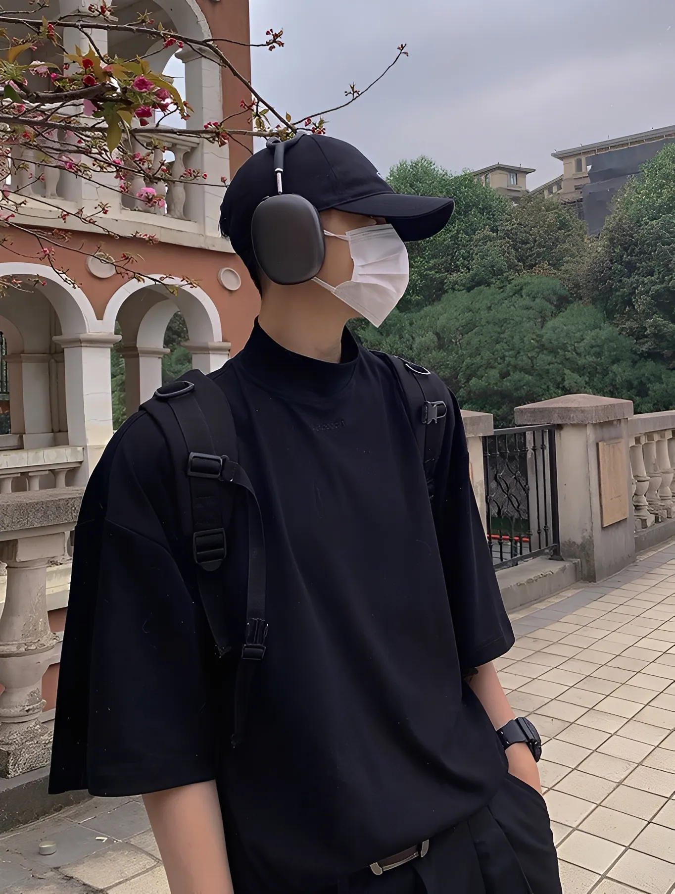 刺繡 內搭 高領 字母 設計 男女 短袖