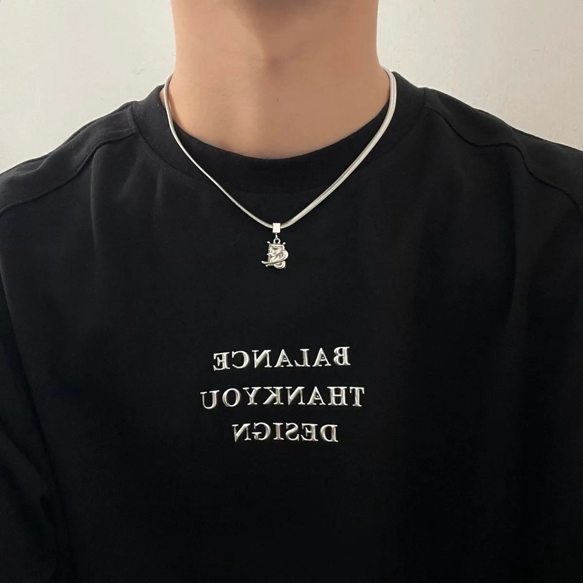 美式 蛇骨 造型 鎖骨 項鍊