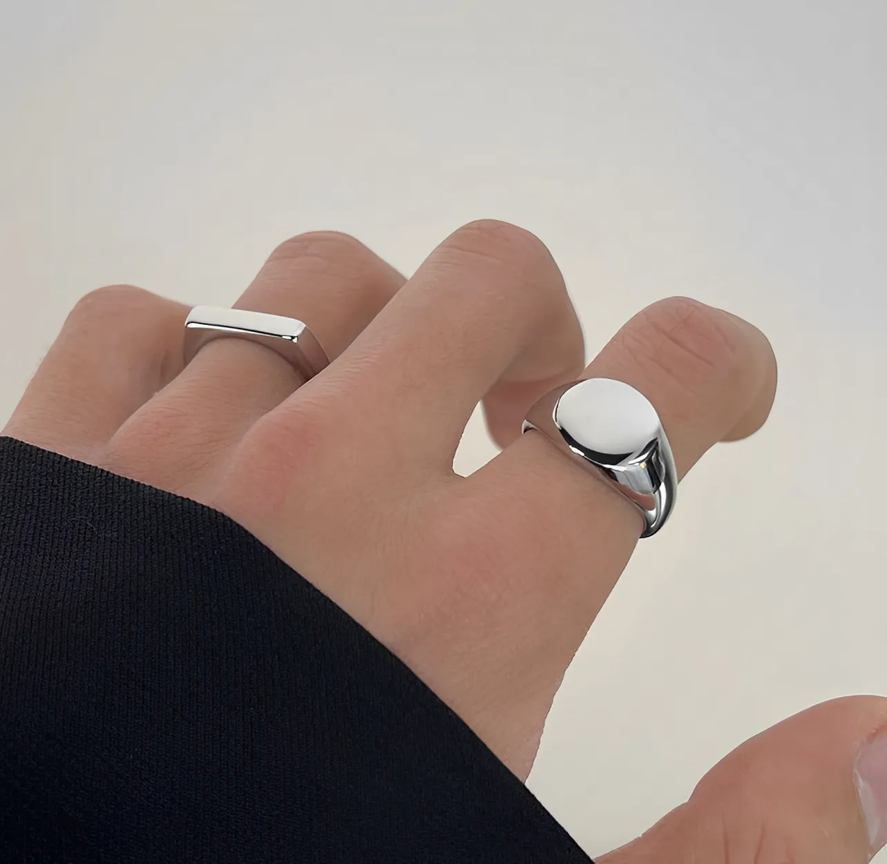 極簡 素面 幾何 設計 戒指