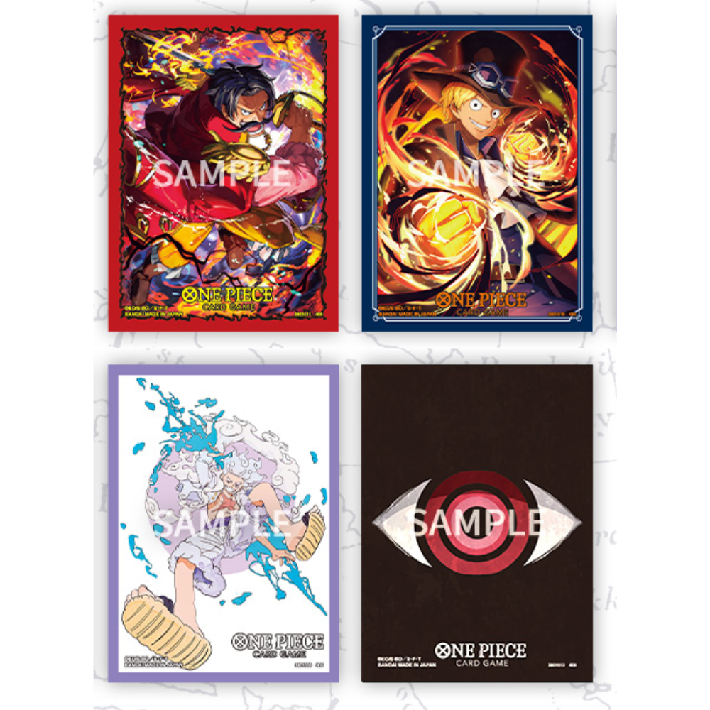 One Piece 卡牌遊戲 官方卡套 第12彈 羅傑/薩波/路飛/伊姆