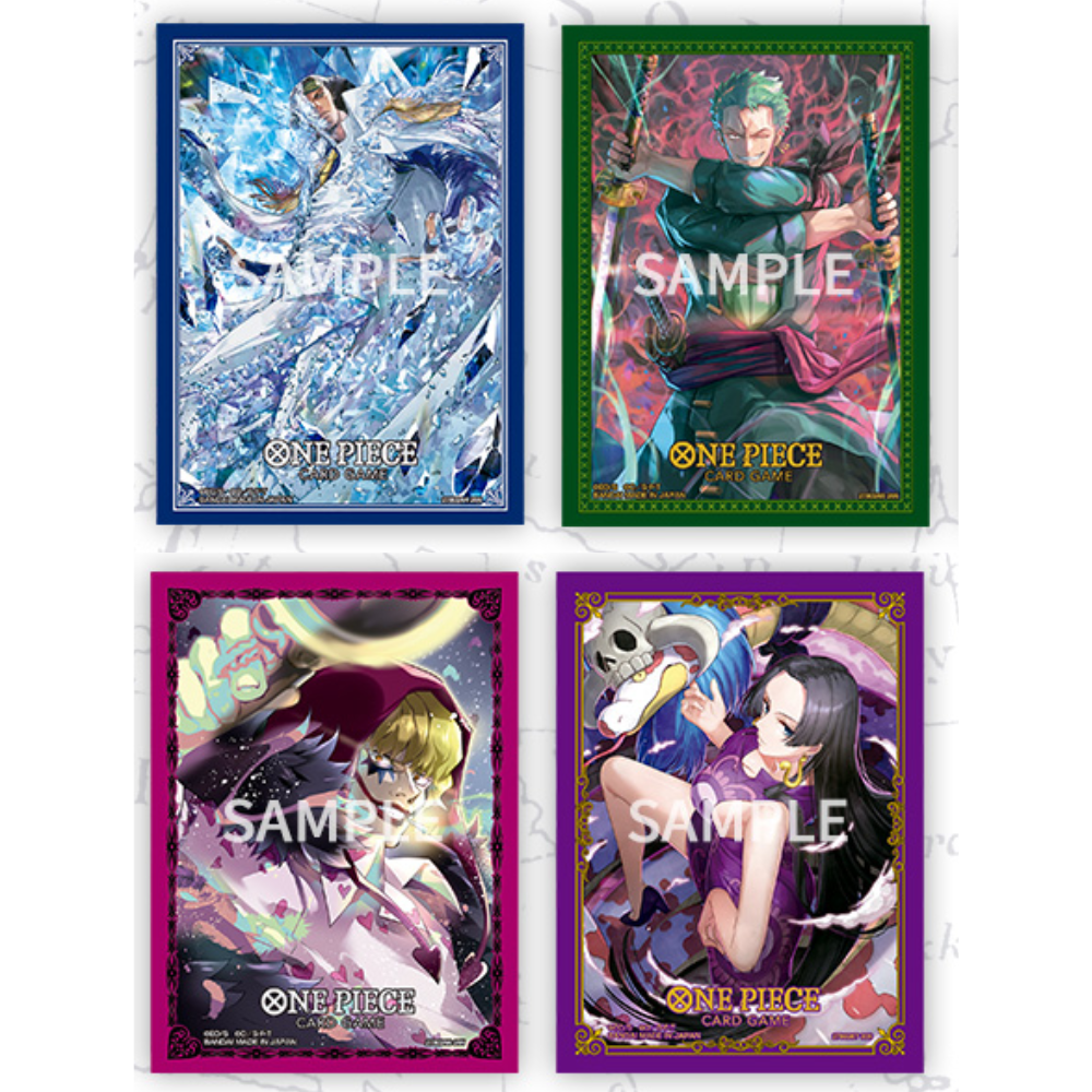 One Piece 卡牌遊戲 官方卡套 第11彈 庫山/羅羅亞・索隆/唐吉訶德・羅希南特/波雅・漢考克