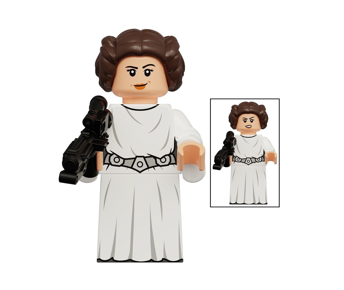 Star Wars Leia Organa Solo Custom Minifigures Minifigs Fit Lego KDL843 K2280