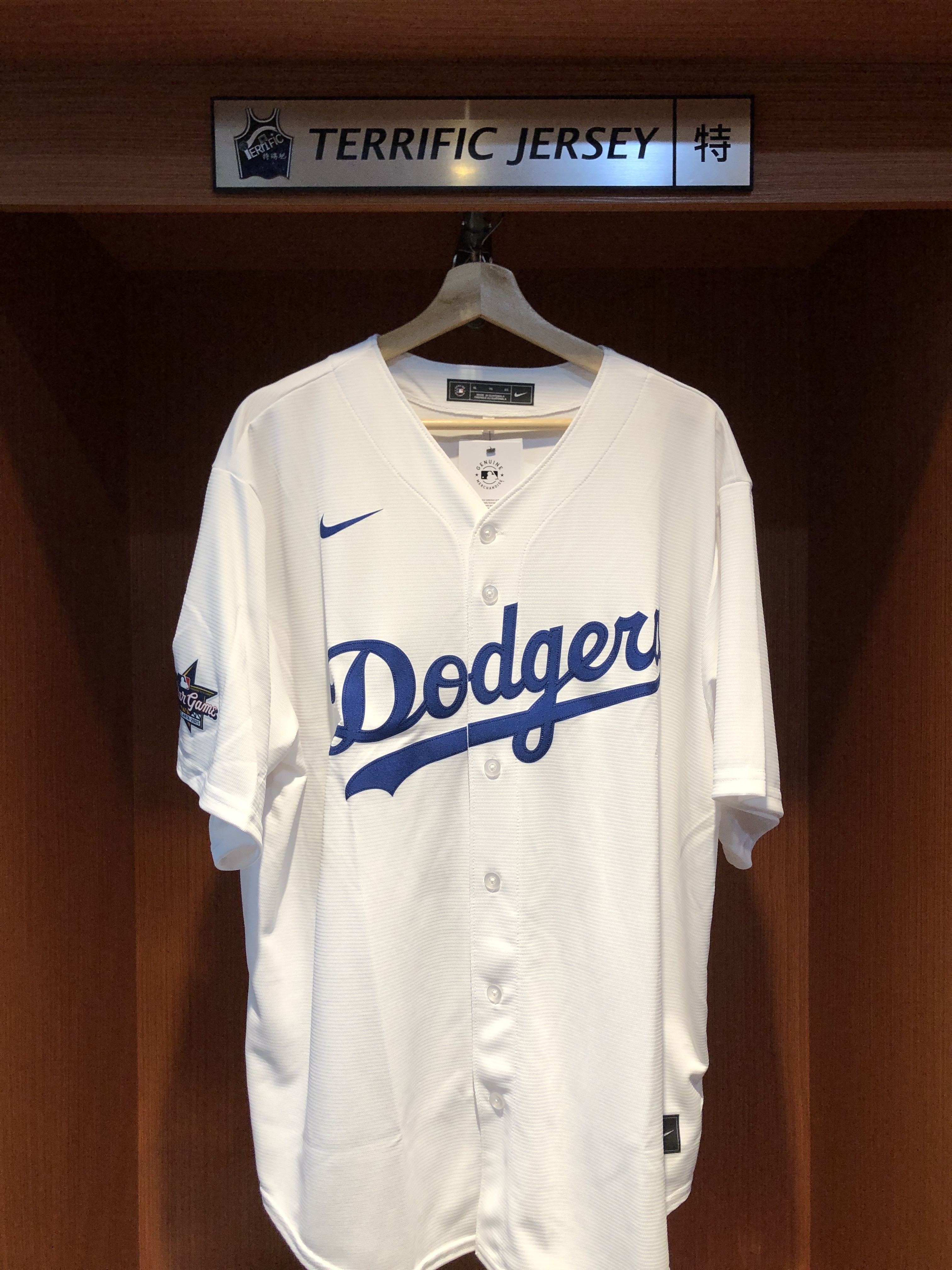 MLB球衣 Shohei Ohtani 25 明星賽 洛杉磯道奇白 臂章 Nike Replica Player Name Jersey 球迷版 熱轉印 全新