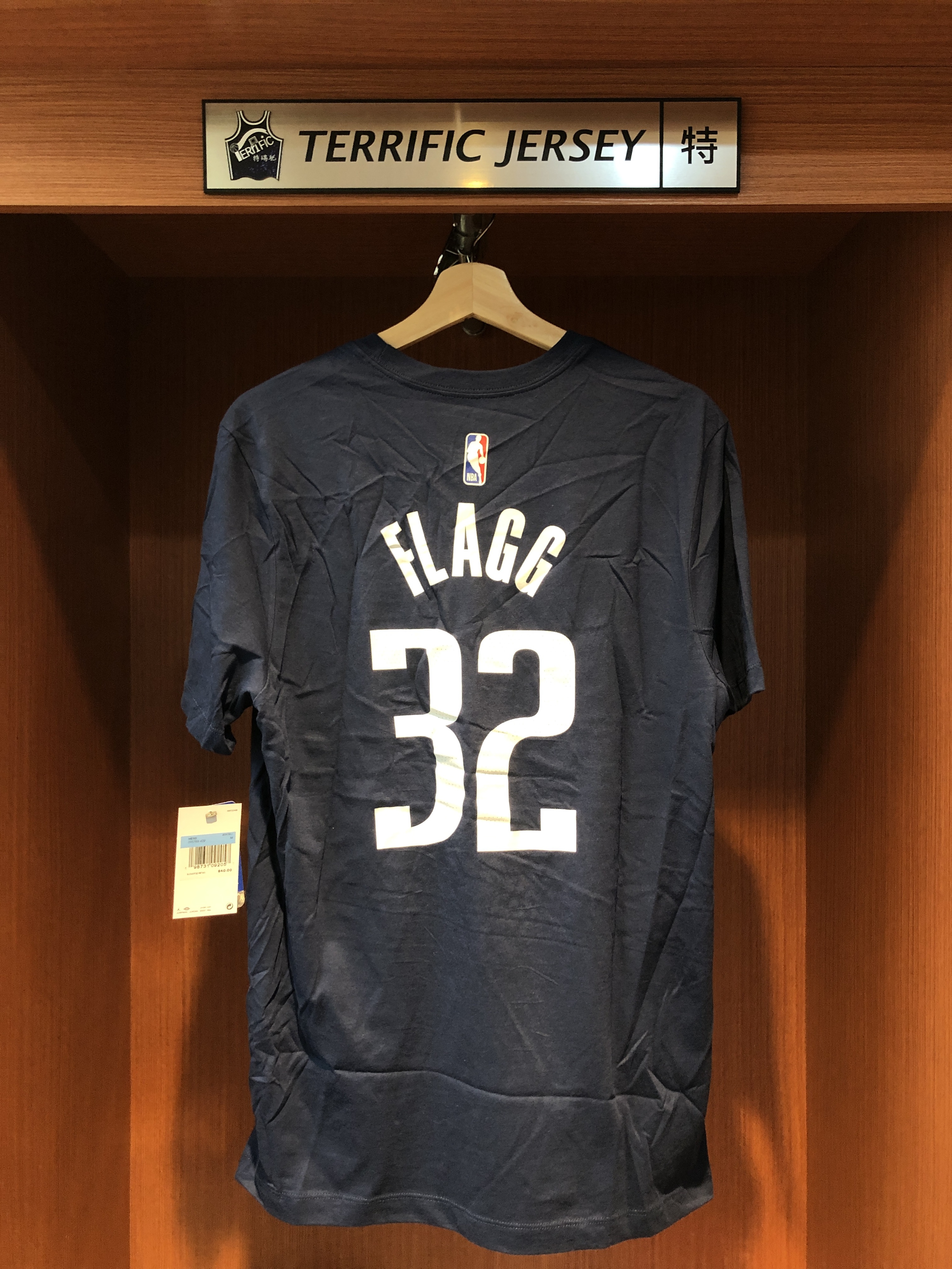 NBA短袖 Cooper Flagg 達拉斯小牛深藍 Statement Jordan Player Name Tee 棉質 短袖 全新