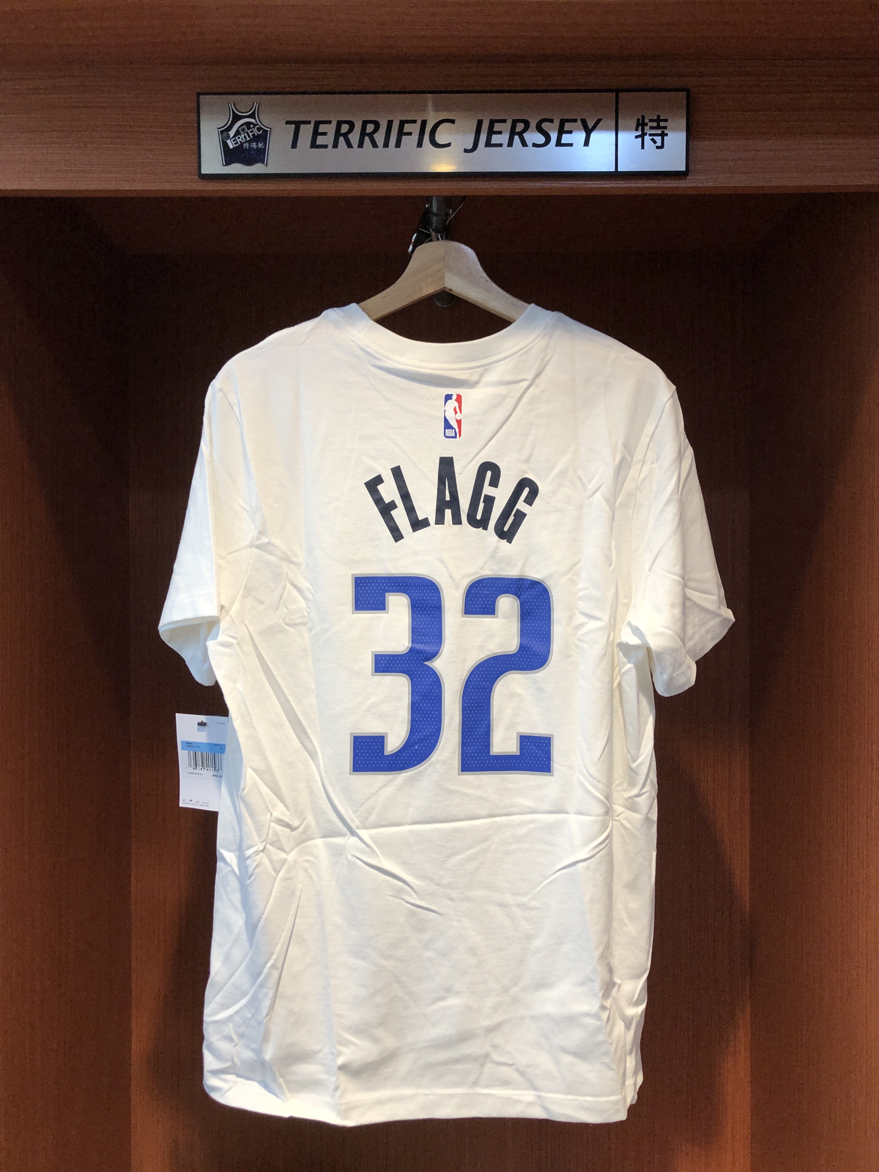 NBA短袖 Cooper Flagg 達拉斯小牛白 Association Nike Player Name Tee 棉質 短袖 全新