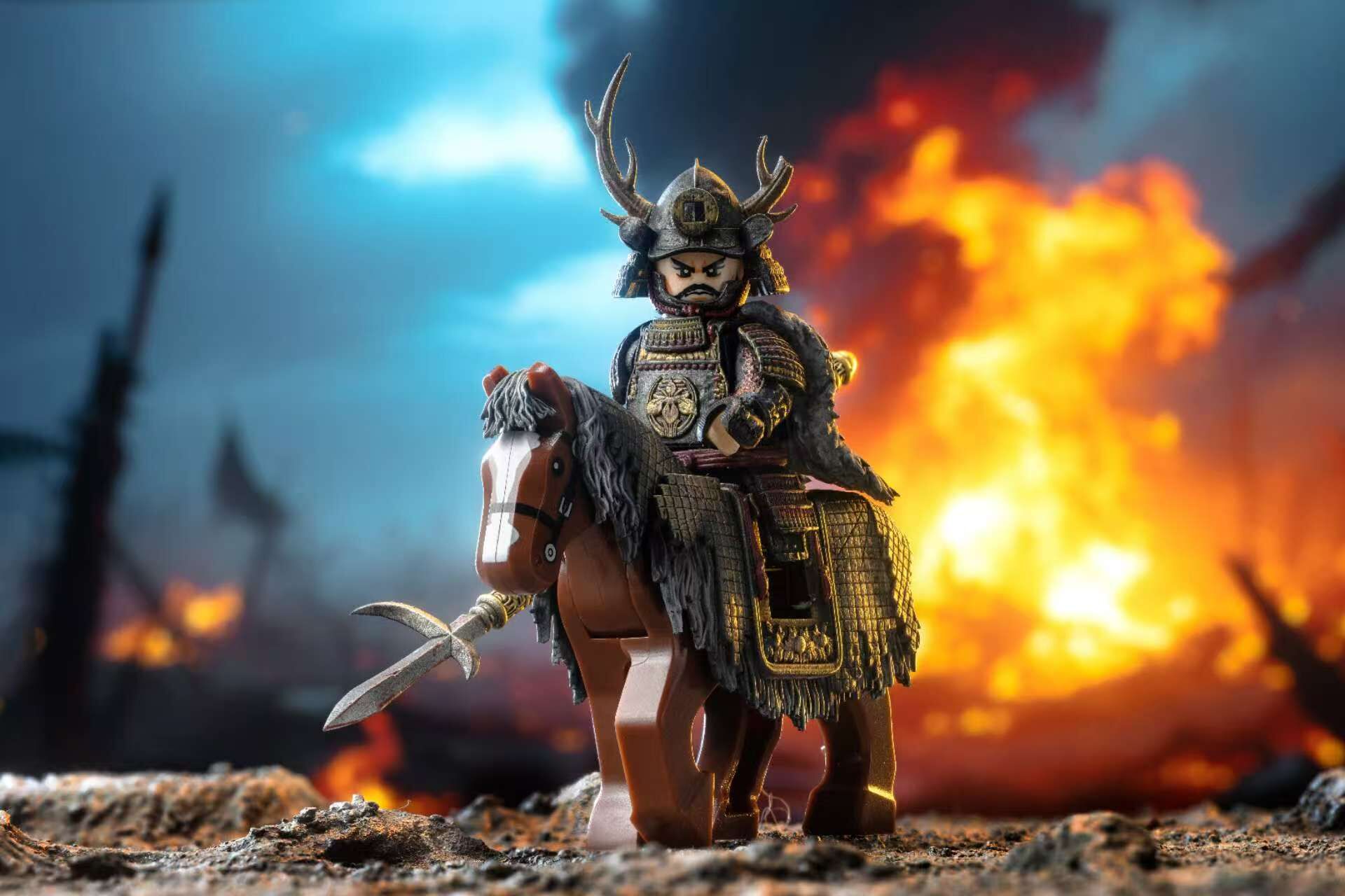 [Cosmos][Preorder] Sekiro: Kizamiya Gyoubu Masataka (Minifigs + Horse) [PADprinted]