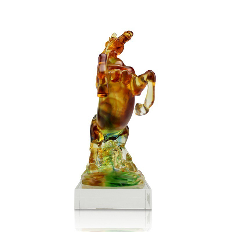 鹿港窯禮品館｜琉璃馬擺件 馬到成功一馬當先 走馬上任開業開市高檔禮品首選