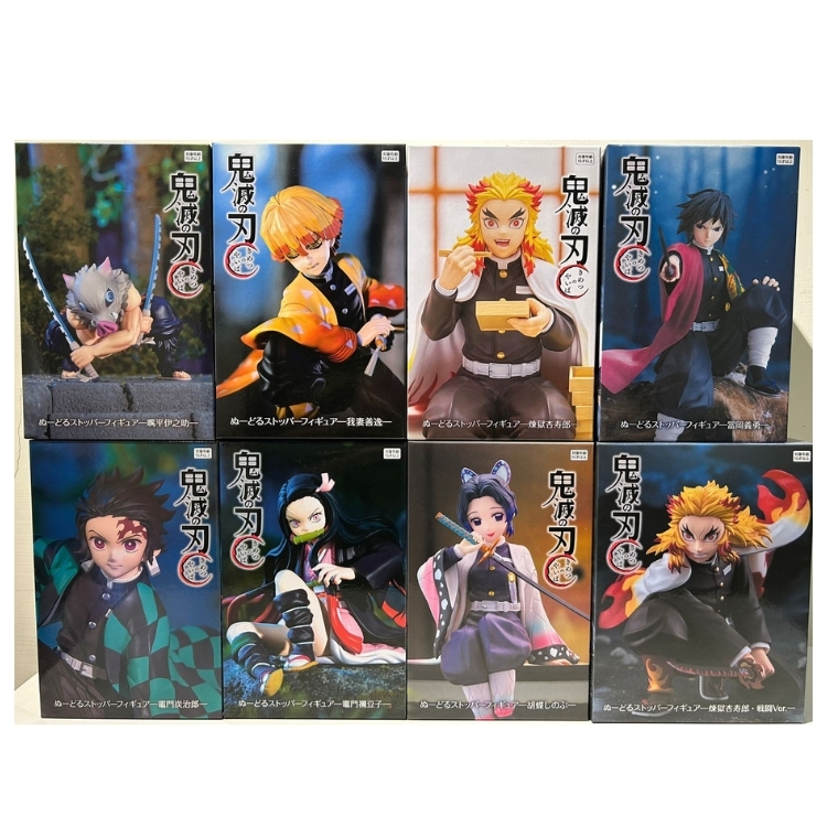 Furyu 鬼滅之刃 泡麵蓋公仔 景品模型- 杏壽郎, 胡蝶忍, 義勇, 伊之助, 善逸, 襧豆子, 炭治郎