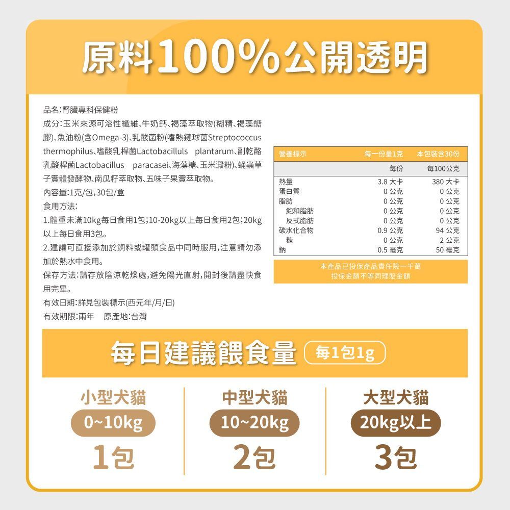 毛孩時代｜腎臟專科保健粉