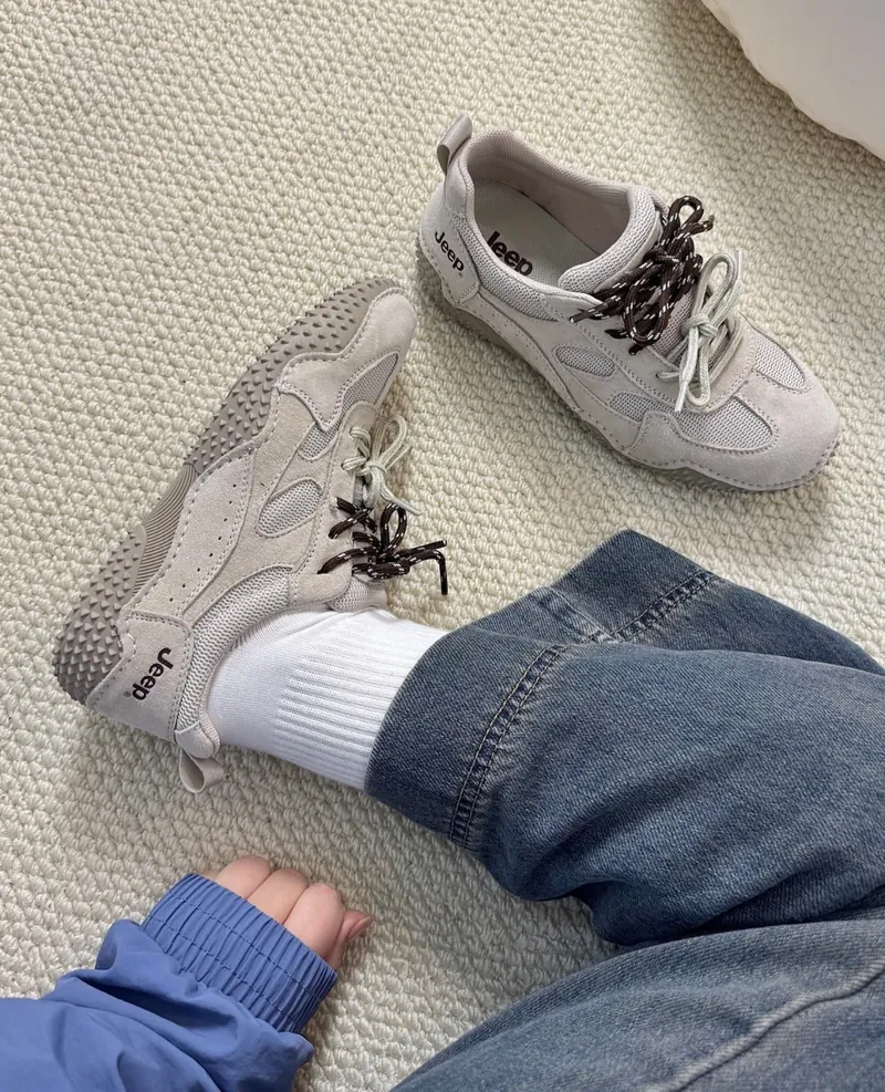 JEEP MIU風休閒鞋 雙鞋帶款 德訓鞋