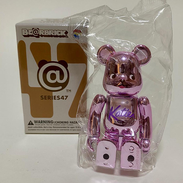 BEARBRICK 100% SERIES 47 Secret Pink Katie