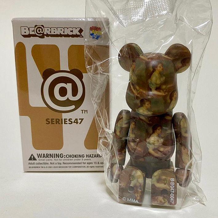 BEARBRICK 100% SERIES 47 Secret The Met A Young Girl With Daisies